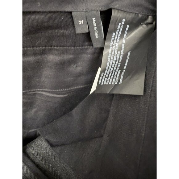 Theory Men’s Size 31 Cotton Blend Dress Pants Grey Straight Leg Flat Front - Picture 5 of 6